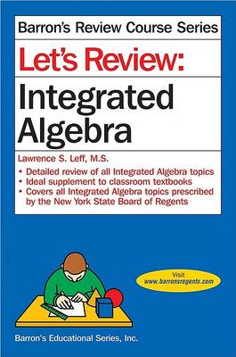 Cover of Let's Review: Integrated Algebra