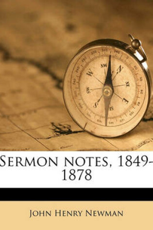 Cover of Sermon Notes, 1849-1878