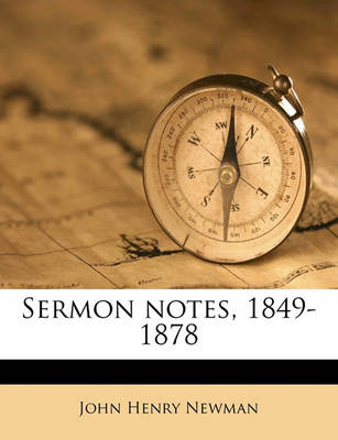 Book cover for Sermon Notes, 1849-1878