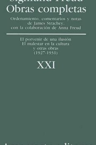 Cover of Sigmund Freud Obras Completas