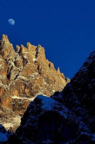 Cover of Dolomites Mountain Range Italy Notebook