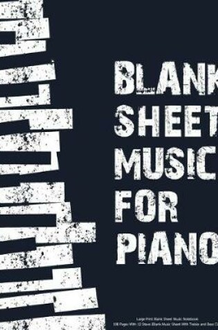 Cover of Blank Sheet Music For Piano