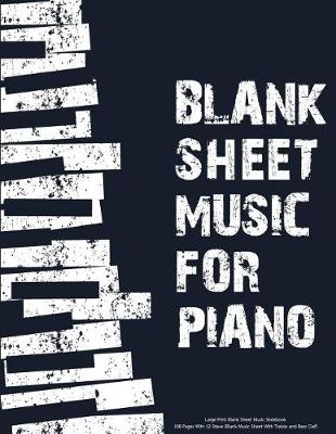 Book cover for Blank Sheet Music For Piano