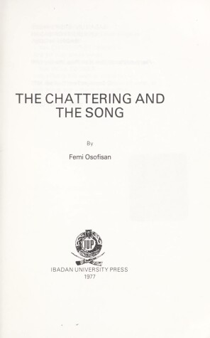 Book cover for Chattering and the Song