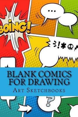 Book cover for Blank Comics for Drawing