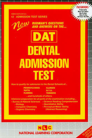 Cover of Dental Admission Test (DAT)