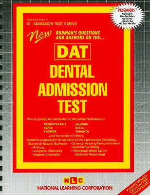 Book cover for Dental Admission Test (DAT)