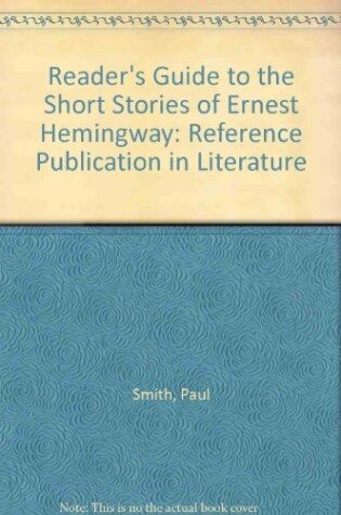Cover of Reader's Guide to the Short Stories of Ernest Hemingway