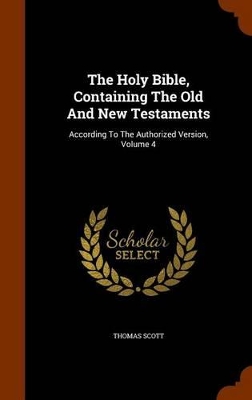 Book cover for The Holy Bible, Containing the Old and New Testaments