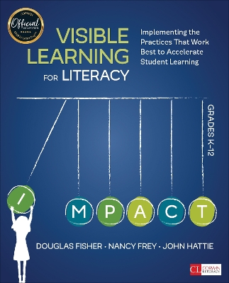 Book cover for Visible Learning for Literacy, Grades K-12