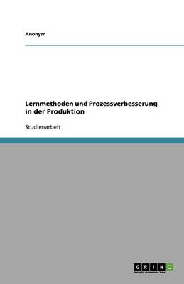 Book cover for Lernmethoden und Prozessverbesserung in der Produktion