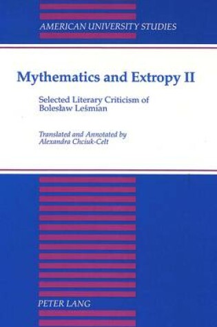 Cover of Mythematics and Extropy