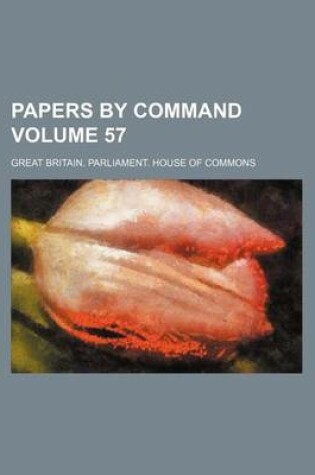 Cover of Papers by Command Volume 57