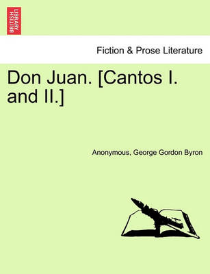 Book cover for Don Juan. [Cantos I. and II.]