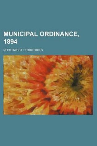 Cover of Municipal Ordinance, 1894