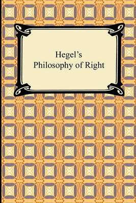 Book cover for Hegel's Philosophy of Right