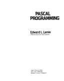 Book cover for PASCAL Programming