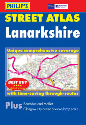 Cover of Philip's Street Atlas Lanarkshire