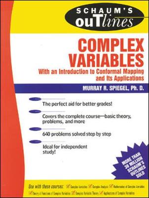 Book cover for Schaum's Outline of Complex Variables