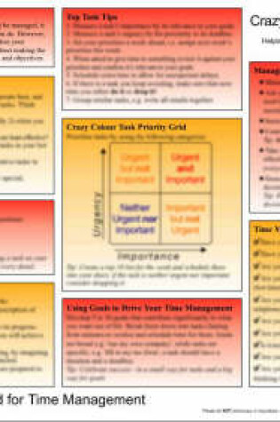 Cover of Crazy Colour Quick Reference Card for Time Management