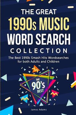 Book cover for The Great 1990s Music Word Search Collection