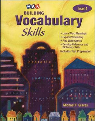 Book cover for Building Vocabulary Skills, Student Edition, Level 4