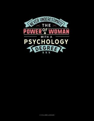 Book cover for Never Underestimate The Power Of A Woman With A Psychology Degree