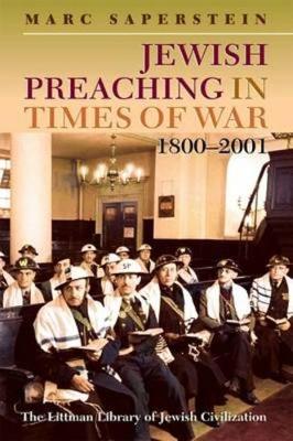 Cover of Jewish Preaching in Times of War, 1800 - 2001