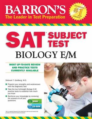 Cover of Barron's SAT Subject Test Biology E/M with CD-ROM