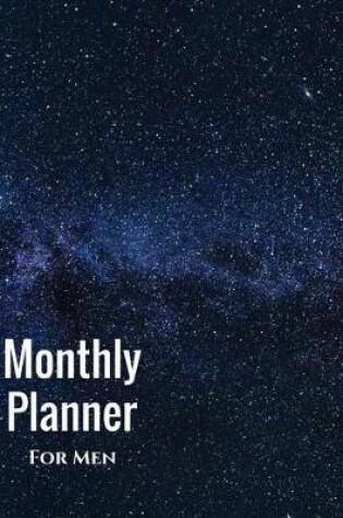 Cover of Monthly planner for men