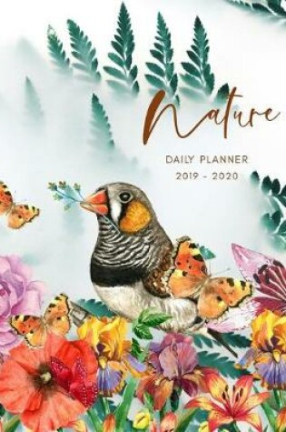 Cover of Planner July 2019- June 2020 Nature Leaves Monthly Weekly Daily Calendar