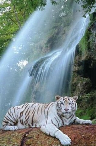 Cover of Waterfall White Tiger Notebook