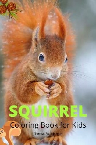 Cover of Squirrel Coloring Book for Kids