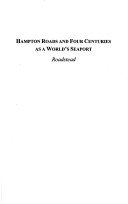 Cover of Hampton Roads and Four Centuries as a World's Seaport