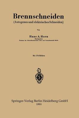 Book cover for Brennschneiden