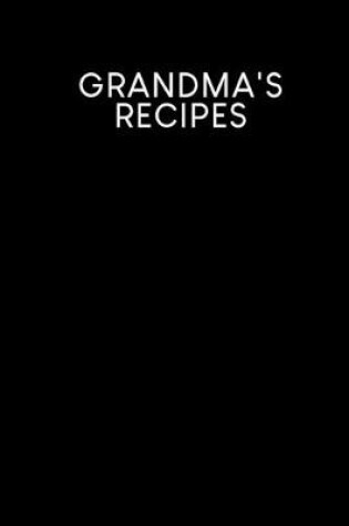 Cover of Grandma's recipes