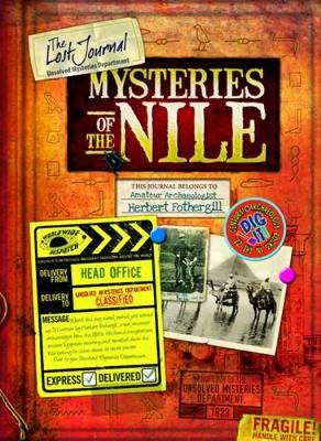 Book cover for Lost Journal-Mysteries Of The Nile