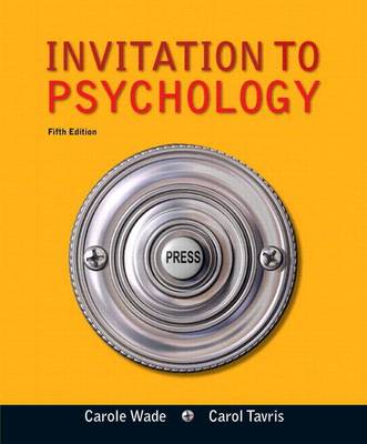 Book cover for Invitation to Psychology with Dsm5 Update, Books a la Carte Edition Plus Mypsychlab with Pearson Etext -- Access Card Package