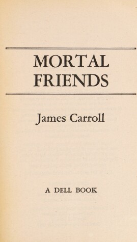 Book cover for Mortal Friends