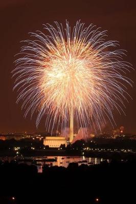 Book cover for Glowing Fireworks Celebration Journal