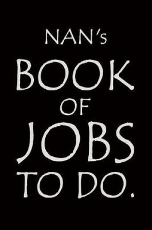 Cover of Nan's Book of Jobs To Do