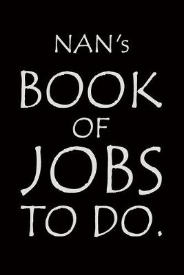 Book cover for Nan's Book of Jobs To Do