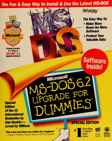 Book cover for Microsoft MS-DOS 6 Upgrade For Dummies