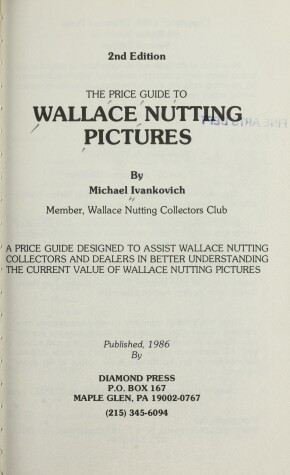 Book cover for The Price Guide to Wallace Nutting Pictures
