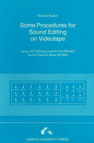 Cover of Some Procedures for Sound Editing on Videotape