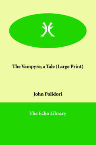 Cover of The Vampyre; A Tale