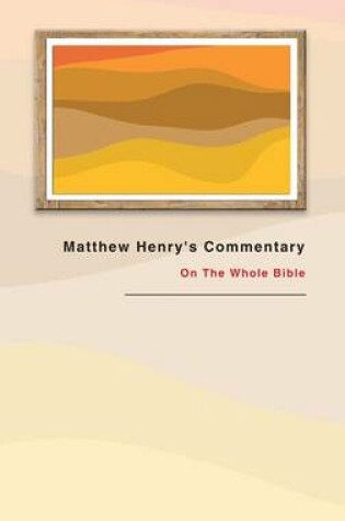 Cover of Matthew Henry's Commentary