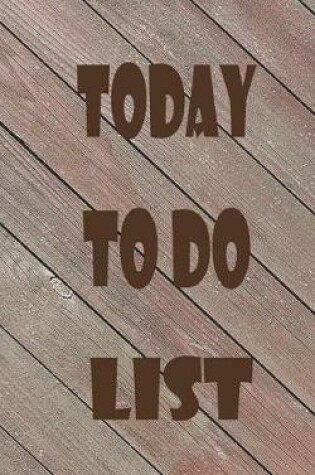 Cover of Today to do list