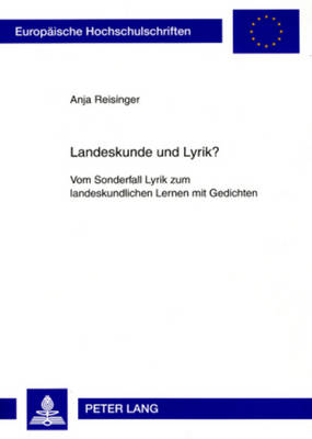 Cover of Landeskunde Und Lyrik?