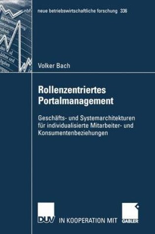 Cover of Rollenzentriertes Portalmanagement
